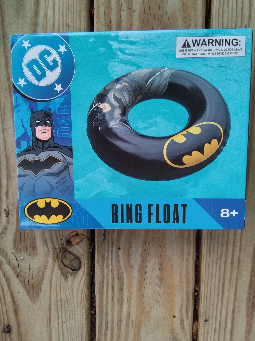 DC Batman Black and Yellow Ring Float